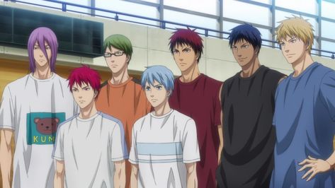 Kagami & The Generation of Miracles Vorpal Swords, Aomine Kuroko, Doflamingo Wallpaper, Desenhos Love, Kuroko No Basket Characters, Susanoo Naruto, Kise Ryouta, Basketball Anime, Basket Anime