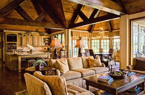 The ranch home is 7,000 square feet and was tastefully decorated by world-renowned decorator Charles Faudree, known for his country-French-meets-rustic-ranch style. Charles Faudree, Cattle Ranch, Bass Lake, Cattle Ranching, Mini Vacation, Ranch Home, House Sitting, Country French, Cozy Fireplace