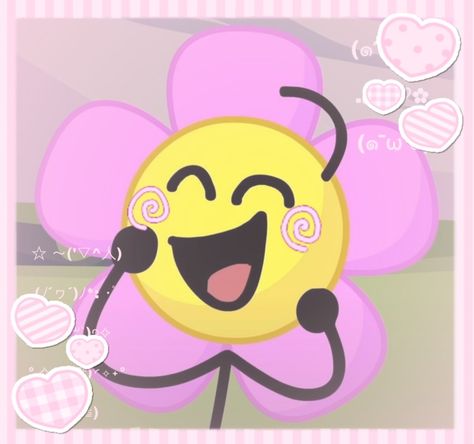 Flower Bfb Pfp, Flower Bfdi Pfp, Bfb Pfp, Bfdi Flower, Flower Bfb, Flower Icons, Rainbow Aesthetic, Silly Pictures, Love Flowers