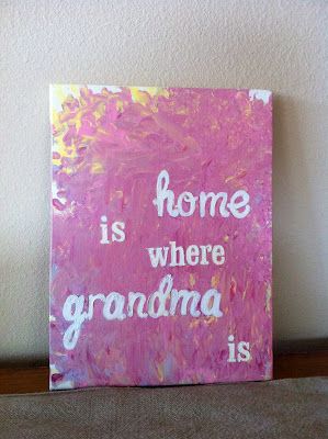 grandma gift idea- place letter stickers on canvas and then let kids finger paint it,dry and peel stickers- so cute!    Mother's day gifts for mom and niky :O) Stickers On Canvas, Finger Painting For Kids, Painting Ideas For Kids, Finger Paint, Mothers Day Crafts For Kids, Letter Stickers, Grandma Gift, Grandparents Day, Mothers Day Crafts