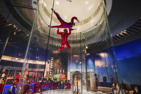 Visitors will get to step inside of a vertical wind tunnel, sending them up into an adventure that they'll never forget. Ifly Indoor Skydiving, Disney Parque, Indoor Skydiving, Miniature Golf Course, Wind Tunnel, Miniature Golf, Paddle Boat, Universal Orlando Resort, Orlando Resorts