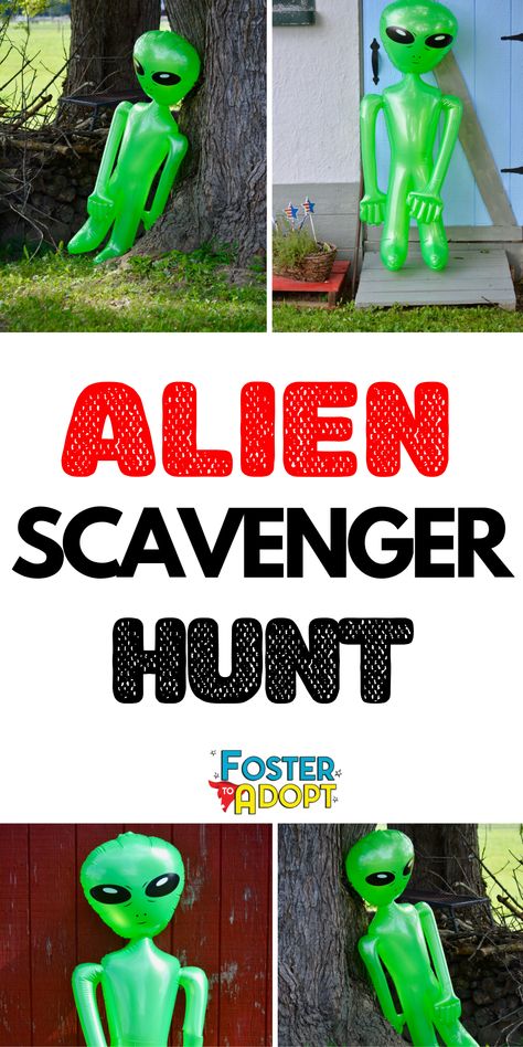 Ready to play a game with Aliens? We show you how to play with extraterrestrials in your back yard! You have to see it to believe it! #space #partyplanning #momlife #aliens Alien Party Games, Alien Activities For Kids, Outside Games For Kids, Stellar Vbs, Adoption Tips, Space Themed Party, Alien Games, Space Week, Alien Crafts