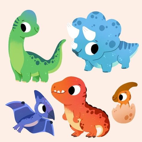 Dinosaurs Illustration, Animal Clothing, Illustration Art Kids, Dinosaur Drawing, Kawaii Dinosaur, Dinosaur Illustration, Trendy Patterns, Book Illustration Art, Advocate Art