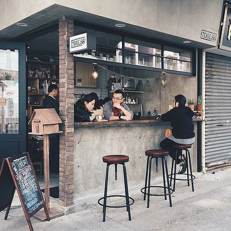 Explore Kenji Liao's photos on Flickr. Kenji Liao has uploaded 874 photos to Flickr. Bar Coffee Design, Slow Bar Coffee, Mini Cafe, Container Cafe, Small Coffee Shop, Small Cafe Design, Design Café, Cafe Shop Design, Coffee Stands