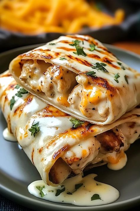 Dinner Ideas With Wraps, Easy Affordable Lunch Ideas, Cheese Garlic Enchiladas, Cheesy Garlic Chicken Wraps, Meal Prep For Dinner, String Cheese Recipes, Grab And Go Meals, Cheesy Garlic Chicken, Dinner Meal Ideas