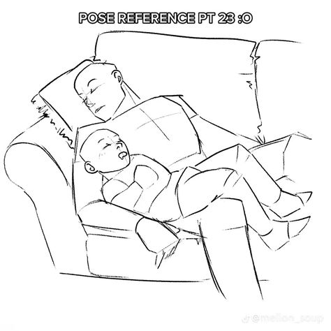 Father And Son Base Drawing, Father Son Art Reference, Found Family Drawing Reference, Family Art Reference Poses, Drawing Poses Family, Sibling Art Reference Poses, Father Daughter Dynamic Drawing, Father Son Pose Reference, Siblings Base Pose Reference