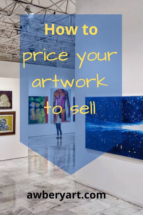 How to price your artwork and price your paintings to sell. How To Price Paintings, How To Price Artwork, Signing Your Artwork, Art To Sell, How To Sell Art, Goal Settings, Art Biz, Art Advice, What Is An Artist