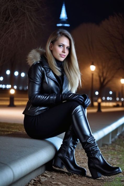 Black Leather Outfit, Bullet Bike, Leather Gloves Women, Leather Outfits, Gloves Women, Black Leather Gloves, Leather Jacket Outfits, Leather Dresses, Leather Outfit