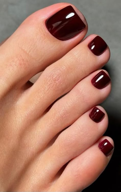 Purple Toe Nails, Red Pedicure, Toenail Art Designs, Red Toenails, Nail Designs Colors, Nail Magic, Pedicure Designs Toenails, Fancy Nail Art, Ideas Uñas