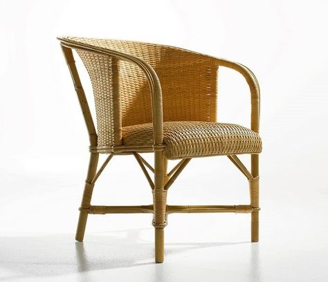 Lisippo Wicker Armchair, Cane Furniture, Rattan Armchair, Historical Design, Bamboo Furniture, Hotel Project, Traditional Chairs, Armchair Furniture, Rattan Chair