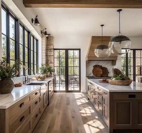 Cabin Flooring, Kitchen Cabinet Wall, Kit House, Creek House, Condo Kitchen, Casa Country, Beautiful Kitchen, Kitchen Inspiration Design, Dream House Interior