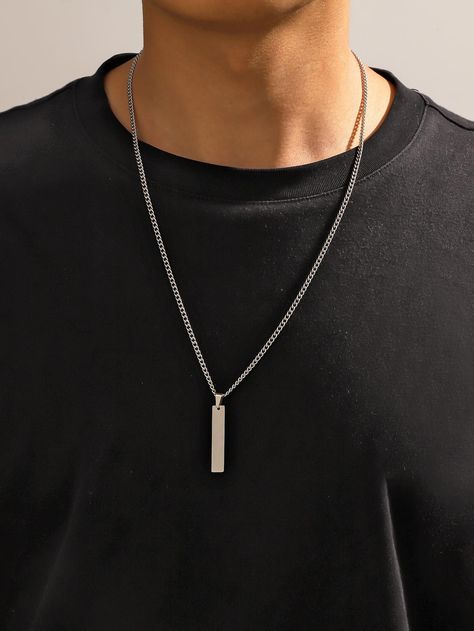 Rectangle Pendant Necklace for Men

 Make it unique by adding a keyword: "Rectangle Pendant Necklace"
 Make it SEO-friendly by adding "for men"
 Delete all dates https://whispers-in-the-wind.com/discover-the-latest-mens-accessory-trends-for-2024/?square-lens-rimless-fashion-glasses-for-men Casual Necklace Men, Best Necklace For Men, Men Minimalist Jewelry, Men's Necklace Jewelry, Silver Necklaces For Men, Men’s Silver Necklace, Men Pendant Necklace, Man Necklace Aesthetic, Silver Chain For Men With Pendant