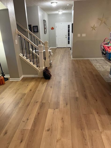 Lowes Lvp Flooring, Modern Lvp Flooring, Medium Brown Flooring, Coretec Cairo Oak, Condo Flooring, Cairo Oak, Coastal Ranch, Kids Bedroom Flooring, Cottage House Interior