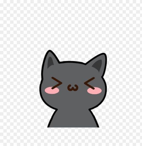 Aesthetic Discord Emoji Transparent, Cat Png Aesthetic, Cat Png Icon, Discord Emojis Png, Cat Transparent Png, Cute Cat Emoji, Kawaii Stickers Png, Cute Transparent Png, Vaporwave Stickers