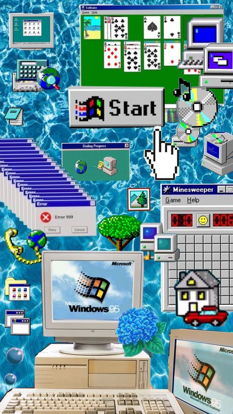 #microsoft #windows95 #90s 🖥️ 90s Internet Aesthetic, Windows 95 Aesthetic, 90s Internet, 90s Tech, Early 2000s Aesthetic, Moto Suzuki, Windows 95, Frutiger Aero, 2000s Aesthetic