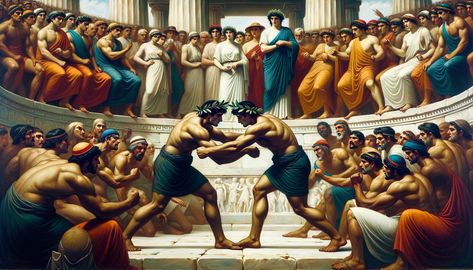 Discover the captivating world of ancient Greece and immerse yourself in the revered sport of boxing. From its humble beginnings ... Read more Ancient Greek Olympic Games, Ancient Olympics, Olympic Boxing, Thasos, Greek Culture, Humble Beginnings, Olympic Champion, Popular Sports, World Of Sports