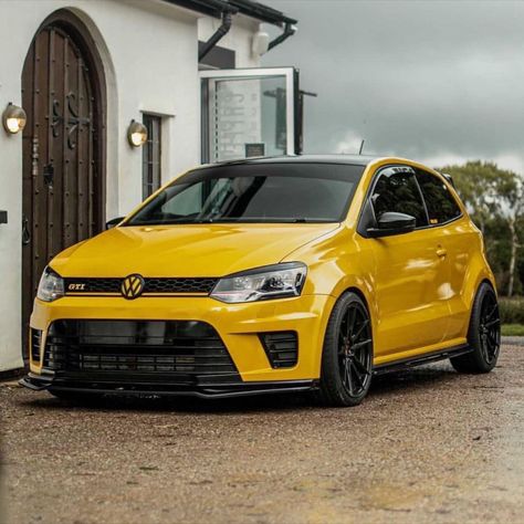 Polo Modified Volkswagen, Polo Gti Modified, Polo Modified, Gti Polo, Vw Polo Modified, Polo Ideas, Vw Golf R Mk7, Luxury Suv Cars, Vw Polo 6r