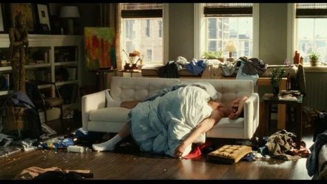 The Break Up Movie, Movie Bedroom, Messy Bedroom, Vince Vaughn, Messy House, Breaking In, Messy Room, Movie Sets, Lounge Room