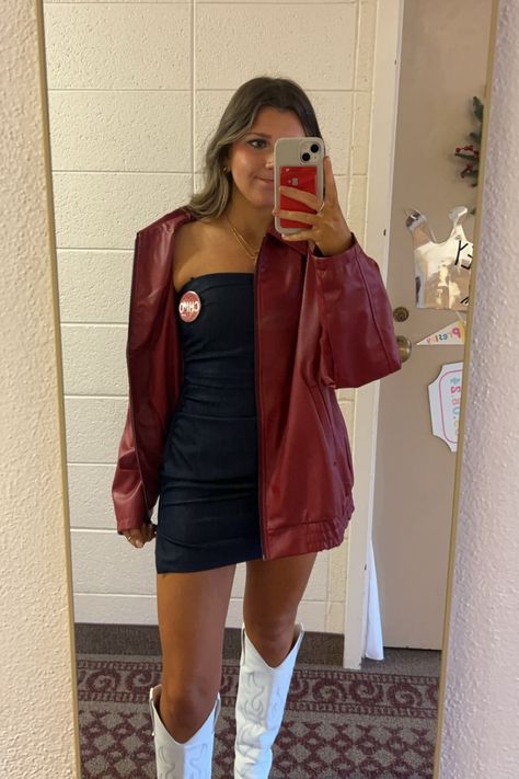 Houser Mini Dress Denim curated on LTK Concert Outfit Ideas With Boots, Txst Game Day Fits, South Carolina Gamecocks Gameday Outfit, Iowa State Gameday Outfit, Red College Game Day Outfit, Maroon Gameday Outfit, Nebraska Game Day Outfit, Oklahoma Game Day Outfit, Uark Gameday Fits