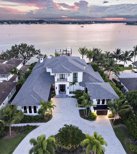 Bahama Home Exterior, Miami Houses Exterior, Luxury Beach House Exterior, West Indies House Exterior, West Indies House Plans, British West Indies Architecture, Coastal Homes Exteriors, West Indies House, Florida Homes Exterior