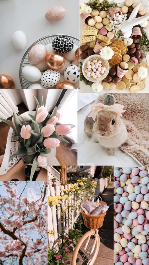 Iphone Spring Wallpaper, B&m Wallpaper, Easter Collage, Wallpaper Edgy, Happy Easter Wallpaper, Frühling Wallpaper, Coastal Wallpaper, Background Retro, Wallpaper Homescreen