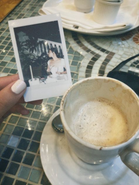 #aesthetic #polaroid #coffeeaddict #coffeedate Polaroid Snap, Aesthetic Polaroid, Coffee Date, Alter Ego, Coffee Addict, Cute Pictures, Cafe, Quick Saves