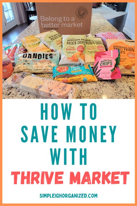 save on groceries with Thrive Market Budget Grocery Shopping, Avocado Chips, Motivation Ideas, Deep Cleaning Checklist, Save On Foods, Way To Save Money, Thrive Market, Organic Groceries, Money Saving Meals