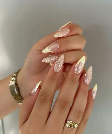 Baby pink nails