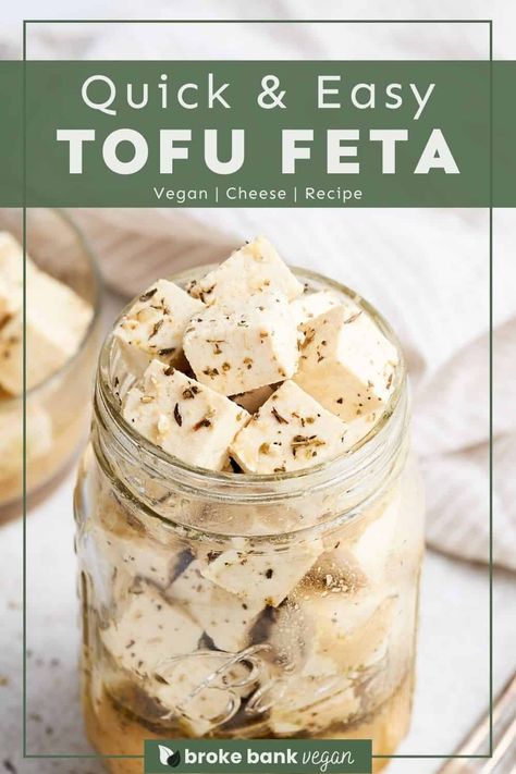 5-Minute Vegan Feta Cheese (With Tofu) Pita Wraps, Vegan Heavy Cream, Greek Salads, Vegan Breakfast Casserole, Tofu Feta, Vegan Feta, Cheese Homemade, Vegan Feta Cheese, Vegan Cheese Recipes