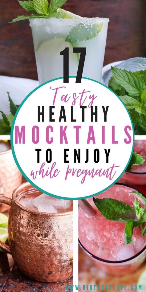 17 Healthy Pregnancy Mocktails You Can Sip On Detox Morning Drink, Drinks For Pregnant Women, Pregnancy Mocktails, Pregnant Drinks, Baby Shower Drinks, Mocktail Recipes, Drink Recipes Nonalcoholic, Early Pregnancy, Cocktail And Mocktail