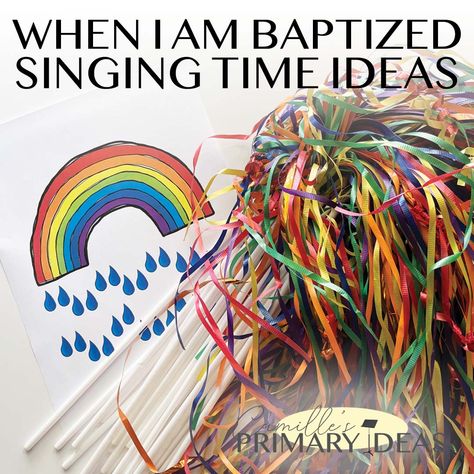 Check out these singing time ideas for teaching the Primary song, When I Am Baptized. My favorite is using wands to mimic the various movements of the song! But whatever you choose, these When I Am Baptized singing time ideas are bound to accommodate your Primary’s learning style and needs! Continue reading When I Am Baptized Singing Time Ideas at Singing Time Ideas | LDS | Camille's Primary Ideas. Primary Singing Time Ideas, When I Am Baptized, Lds Primary Songs, Singing Time Ideas, Music Contest, Primary Program, Time Lessons, Primary Chorister, Primary Songs