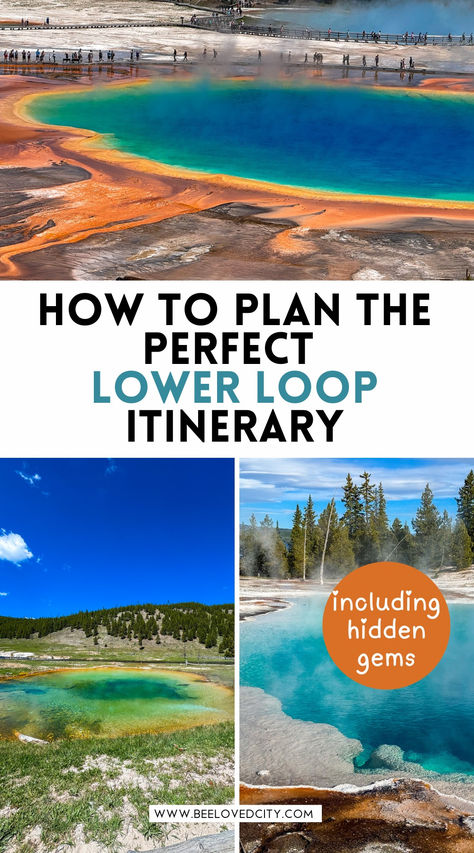 Planning a Yellowstone vacation? This Lower Loop itinerary is your guide to the most iconic sights in the park, including must-see spots like Old Faithful, the Grand Prismatic Spring, and Yellowstone Lake. Discover the best things to do, tips for navigating with a Yellowstone map, and how to make the most of your Wyoming or Montana trip. Get ready for an unforgettable national park adventure! 🏞️✨ #YellowstoneNationalPark #LowerLoopItinerary #WyomingTravel Yellowstone West Entrance Itinerary, West Entrance Yellowstone, Best Hikes In Yellowstone National Park, Yellowstone National Park Itinerary, Wyoming Trip, Yellowstone Lake, West Yellowstone Montana, Yellowstone Map, Montana Trip