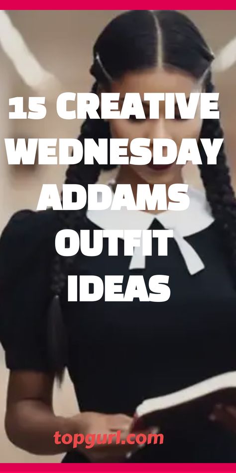 How To Make A Wednesday Addams Costume, Goth Wednesday Addams, Wednesday Adam Costume Diy, Scary Wednesday Addams Makeup, Wednesday Adam’s Halloween Makeup, Wednesday For Halloween, Wednesday Addams Capsule Wardrobe, Wendy Adams Halloween Costume, Wednesday Addams Short Hair