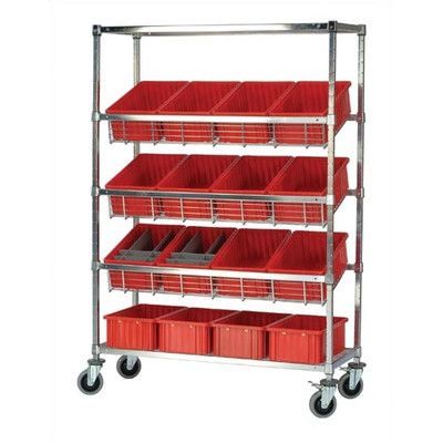 Thrift Store Diy Furniture, Ladder Shelving Unit, Toy Storage Shelves, Stacking Shelves, Store Shelves Design, Workspace Storage, Steel Storage Rack, Wire Bins, Kitchen Layout Plans