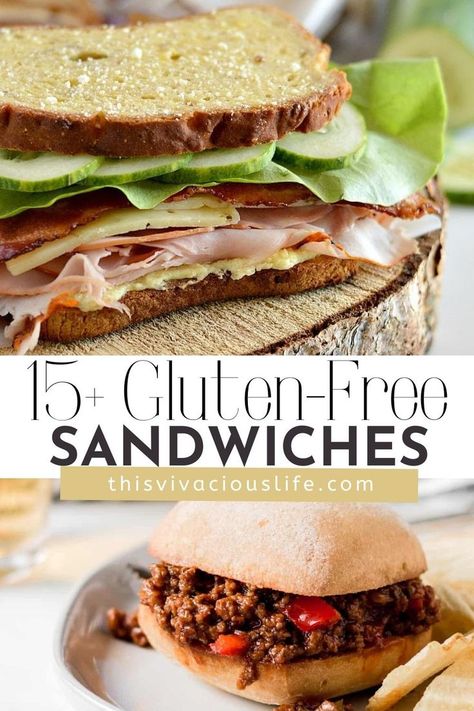 Gluten Free Sandwich Recipes, Gluten Free Lunch Prep, Sandwich Recipes Dairy Free, Gluten Free Sandwich, Gluten Free Sandwich Ideas, Gluten Free Dairy Free Cold Lunch Ideas, Gluten Free Breakfast Sandwiches Frozen, Gluten Free Picnic Food Ideas, Dairy Free Grilled Cheese Sandwich