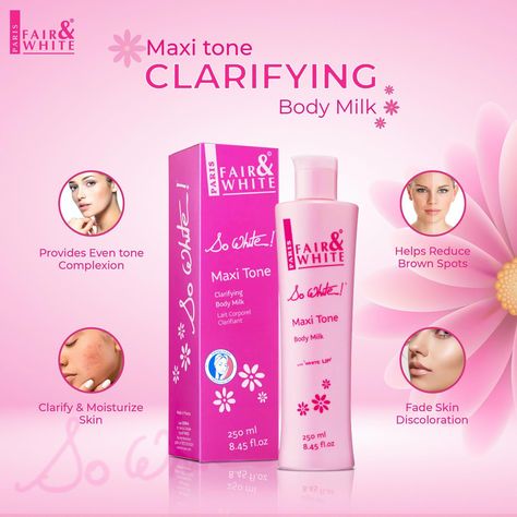 The So White Maxi Tone Clarifying Body Milk lightens the dark areas and brightens your skin. Go and visit the Mitchellbrands.com website to shop now! Fade Skin, Glam Wedding Makeup, Moisturizing Body Lotion, Body Milk, Skin Disorders, Skin Complexion, Skin Radiance, Skin Discoloration, Even Out Skin Tone