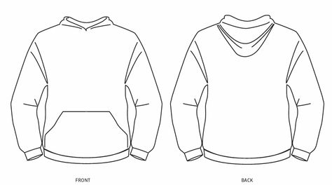 Hoodie Layout, Hoodie Outline, Hoodie Design Print, Hoodie Template, Lace Hoodie, Hoodie Drawing, Hoodie Jersey, Template Png, Drawing Templates