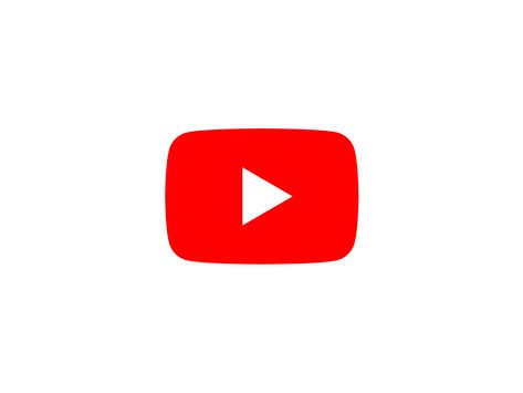 Youtube Logo, Red, White, Black