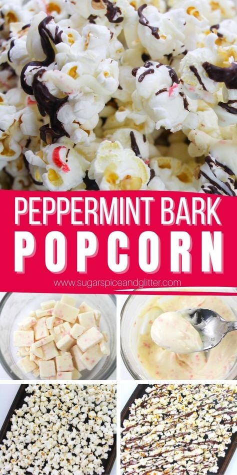 How to make a peppermint bark popcorn, the perfect easy gourmet popcorn recipe for a family movie night or an inexpensive neighbour gift for the holidays. Peppermint Popcorn Recipe, Christmas Smorgasbord, Peppermint Popcorn, Winter Snacks, Today Recipes, Homemade Peppermint Bark, Peppermint Chocolate, Popcorn Recipe, Salty Treats