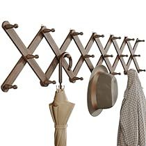 Wall Hat Racks, Accordion Wall, Small Bedroom Organization, Scarf Storage, Wall Hats, Peg Hooks, Vintage Hangers, Hanging Hats, Hat Hanger