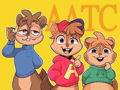 The Chipettes Fanart, Alvin And The Chipmunks And Chipettes, The Chipmunks Fanart, Simon Alvin And The Chipmunks Fanart, Chip Munks, 80s Cartoon Characters, The Chipettes, Animated Movies For Kids, Frankie Grande