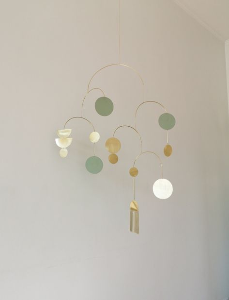 Mobiles Art Sculpture, Modern Scandinavian Decor, Mobile Sculpture, Hanging Sculpture, Sculpture Modern, Hanging Home Decor, Modern Art Decor, Mobile Art, Hanging Mobile