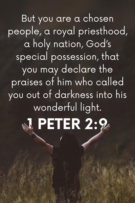 1 Peter 2:9 is a powerful passage that speaks to our identity in Christ. Read more about this passage to find hope and encouragement. 1 Peter 2:9, 10 Meaning, 1 Peter 4 10, 1 Peter 2 9, Horse Tail, God's Promises, Bath And Body Works Perfume, 2 Peter, Biblical Verses