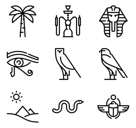 Small Logos Icons, Egypt Drawing Ideas, Symbol Egypt, Egypt Doodle, Egypt Logo, Egypt Drawing, History Sketches, Egypt Symbols, Pyramid Art