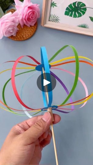 Summer Crafts For Kids 6-8, Windchimes Diy Kids, Paper Wands Diy, Crafts For Grade 3 And 4, How To Make Paper Games, Making Toys For Kids Diy Ideas, Easy Toys To Make For Kids, Pre K Summer Crafts, Take And Make Crafts For Kids Library