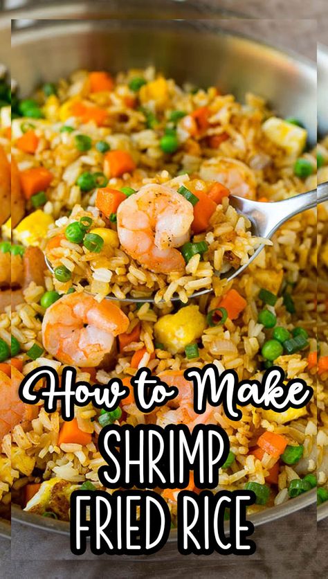 Stir Fry Rice With Shrimp, Fried Shrimp Rice Recipes, Stir Fry Rice With Egg, Fried Rice With Shrimp Recipes, Shrimp Stir Fry With Rice, Shrimp Stir Fried Rice, Shrimp Stir Fry Rice Recipes, Shrimp Fried Rice Recipe Easy Videos, Shrimp Egg Fried Rice