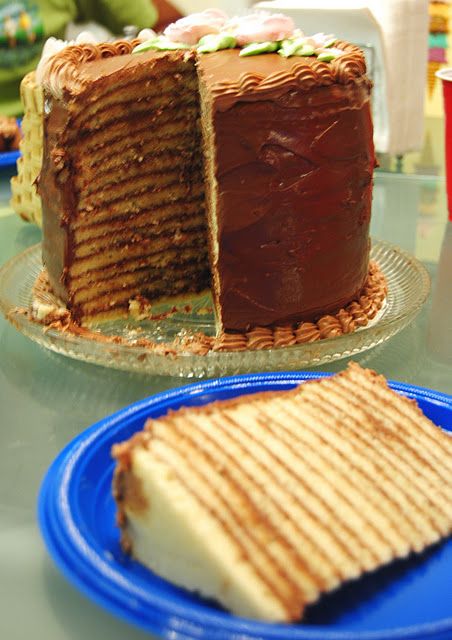 16 Layer Cake, 16 Layer Chocolate Cake, Bonnie Butter Cake, Dobos Torte, Sheet Cake Cookies, Texas Sheet Cake Cookies, Layer Chocolate Cake, Multi Layer Cake, Cake Yellow