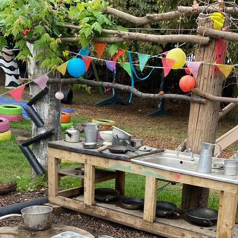 Bizzy Bees Childminder🐝 on Instagram: "PLAY at the adventure playground #theaddy this was our first time but definitely not our last at this amazing outdoor park. #outdooreyfs #earlyyearsoutdoors #natureplayideas #forestschool #adventuresinearlyyears" Reggio Inspired Playgrounds, Risky Play, Adventure Playground, Dramatic Play Preschool, Outdoor Park, Reggio Inspired, Mud Kitchen, Forest School, Kids Area