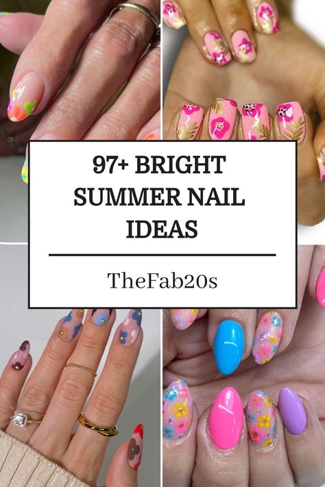 Discover the hottest trends for summer nails 2024 with these chic summer nail designs. From vibrant colors to intricate patterns, get inspired by these stunning summer nail ideas that will take your manicure game to the next level. Whether you prefer a bold look or something more subtle, there's a style here for everyone. Elevate your summer style and make a statement with your nails this season! Simple Summer Nail Art 2024, 2024 Nail Summer Trends, Summer Nail Art Ideas 2024, Nail Ideas For Summer 2024, 2024 Nail Trends Design, Manicure Summer 2024, Fun Nails 2024, Summer Nail Art Designs 2024, Nails Art Summer 2024