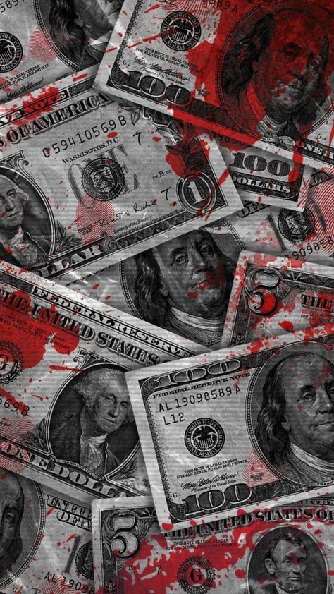 Dollars Money Wallpaper, Salon Tattoo, Helloween Wallpaper, Blood Wallpaper, Money Wallpaper Iphone, Wallpaper Iphone Wallpaper, Graffiti Wallpaper, Cover Art Design, Pop Art Wallpaper